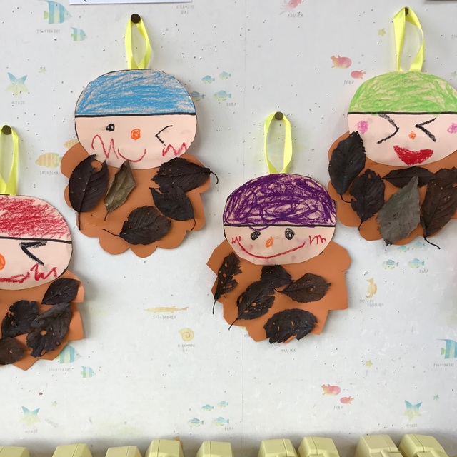 【みんなの投稿】落ち葉製作 みのむし