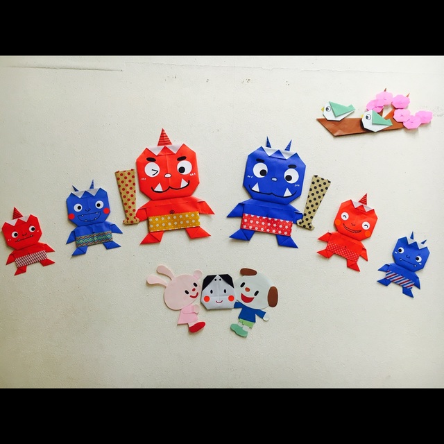 【みんなの投稿】大中小のおりがみを使いました。