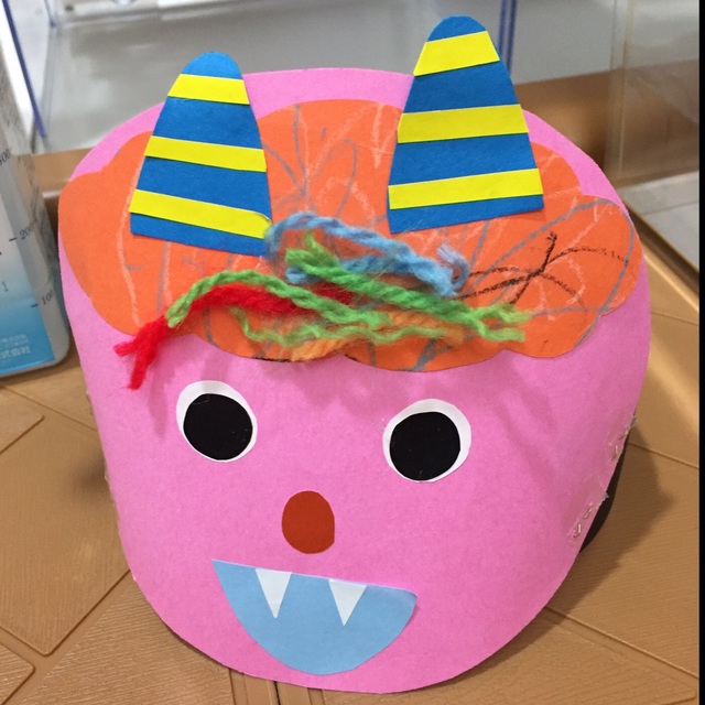 【みんなの投稿】節分のお面 １歳児