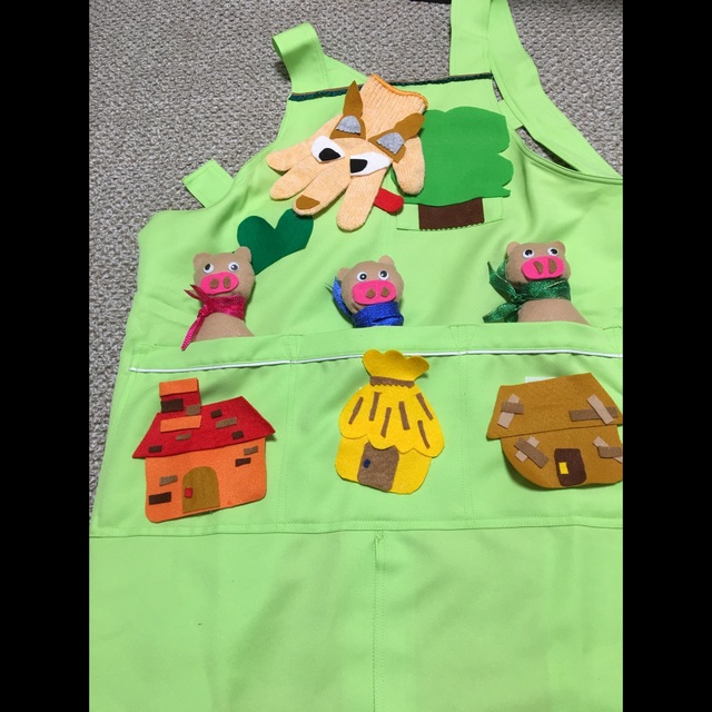 【みんなの投稿】✨三びきのこぶたエプロンシアター✨