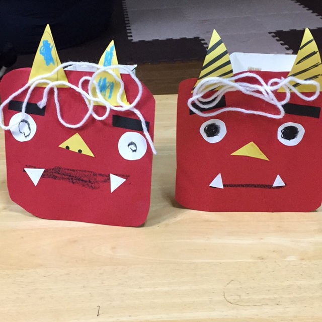 【みんなの投稿】鬼の的 3歳・娘