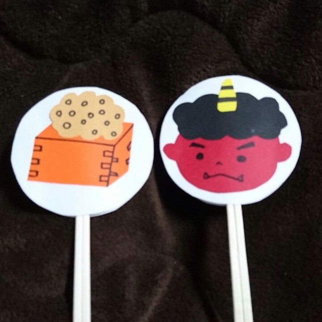 【みんなの投稿】簡単なペープサートを作ってみた。