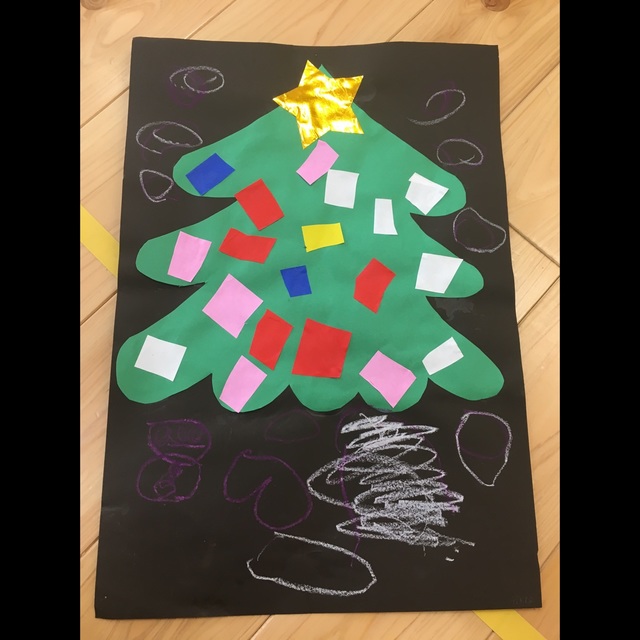 【みんなの投稿】3歳児＊はさみ1回切り