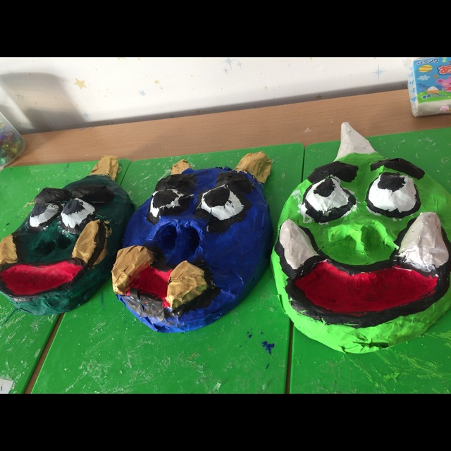 【みんなの投稿】『鬼のお面』年長児