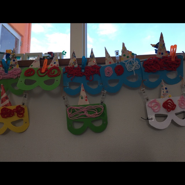 【みんなの投稿】鬼の面  ３歳児