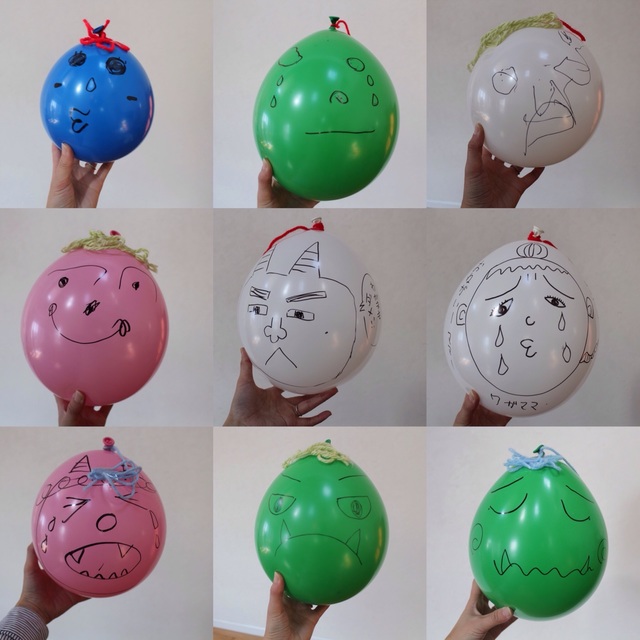 【みんなの投稿】【風船で鬼】