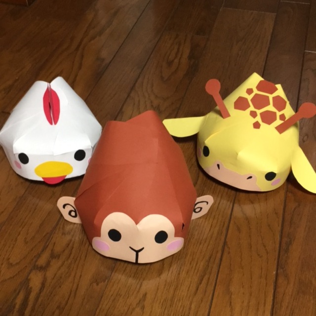 【みんなの投稿】色画用紙で作った帽子 【みんなの投稿】色画用紙で作った帽子