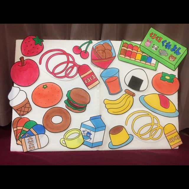 【みんなの投稿】パネルシアター『くれよんくるくる』