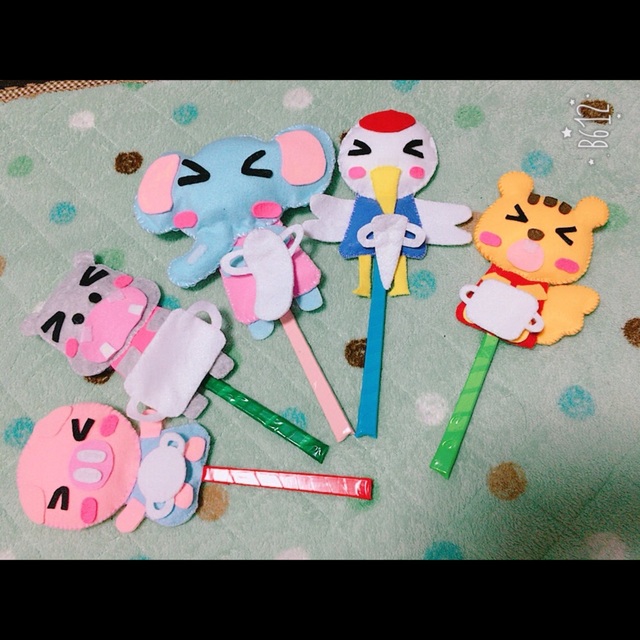 【みんなの投稿】コンコンクシャンのフェルトペープサート