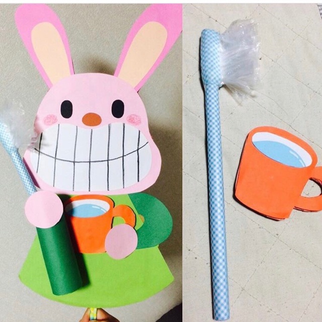 【みんなの投稿】「歯を磨きましょう」のペープサート