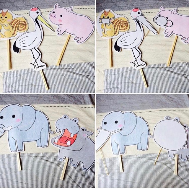 【みんなの投稿】「コンコンコンコンクシャン」ペープサート！