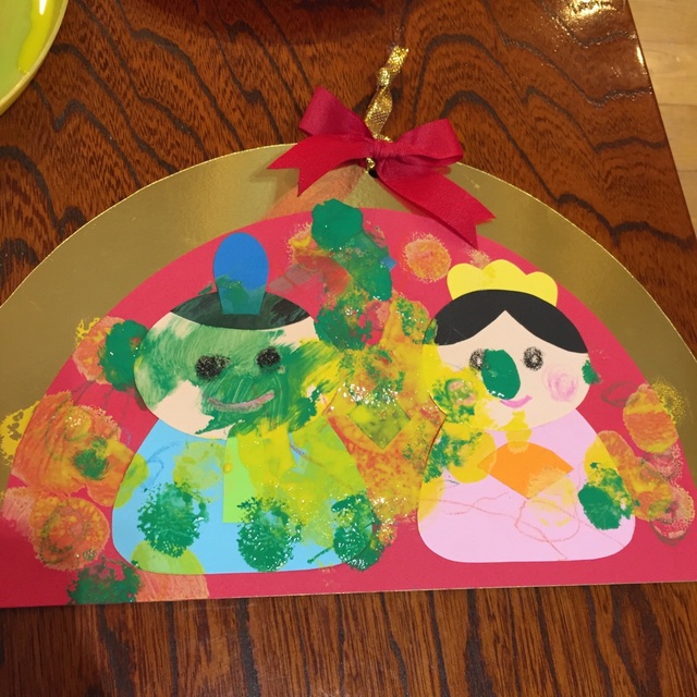 【みんなの投稿】2歳児作品ひな祭りの飾り