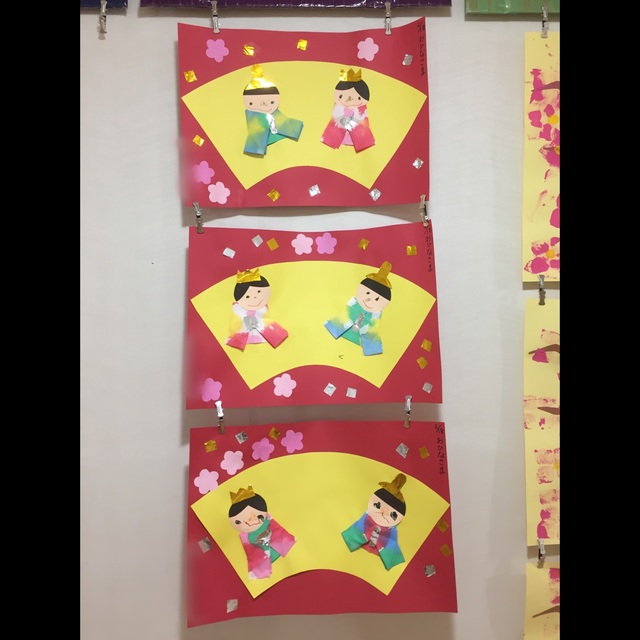 【みんなの投稿】3歳児ひなまつり製作 【みんなの投稿】3歳児ひなまつり製作