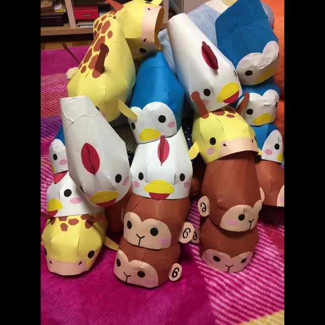 【みんなの投稿】発表会の動物ぼうし