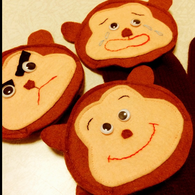 【みんなの投稿】【さるの手袋シアター】