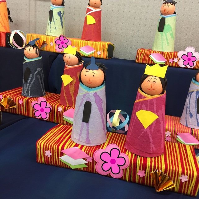 【みんなの投稿】年中児のひな祭り制作