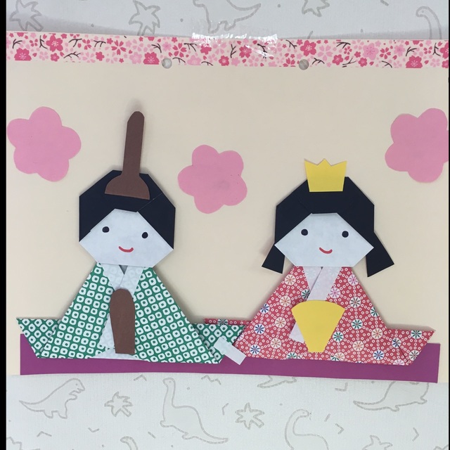 【みんなの投稿】おひなさま制作 （持ち帰り）２歳児