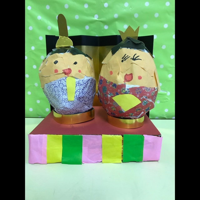 【みんなの投稿】【張り子のひな人形】 【みんなの投稿】【張り子のひな人形】