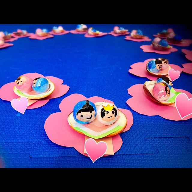 【みんなの投稿】紙粘土のひな人形