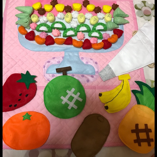 【みんなの投稿】【フルーツパフェのタペストリー】