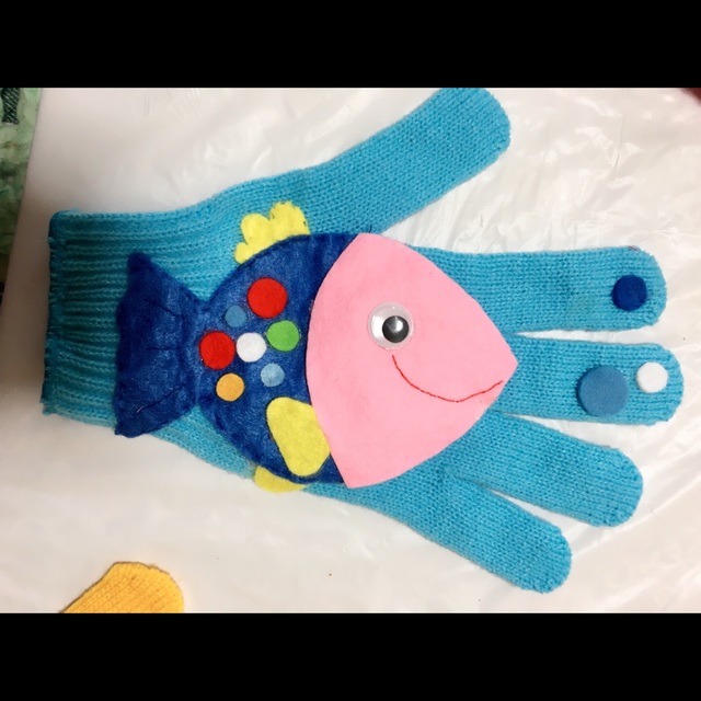 【みんなの投稿】手袋シアター【魚がはねて】
