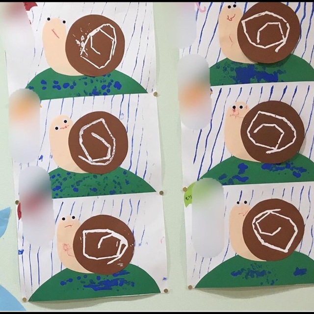 【みんなの投稿】２歳児♡かたつむり