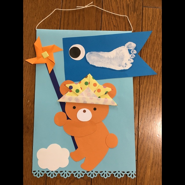 【みんなの投稿】こいのぼり。0歳児