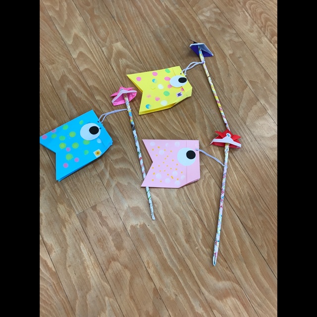 【みんなの投稿】こいのぼり折り紙かぶと