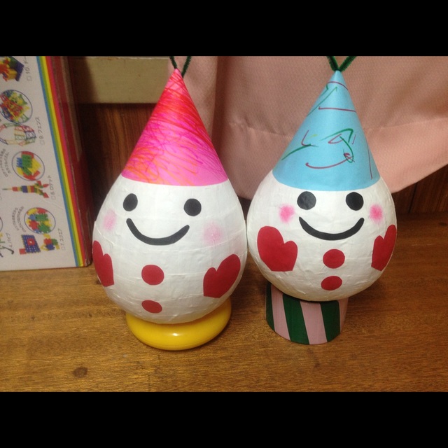 【みんなの投稿】【風船張り子の雪だるまオーナメント】