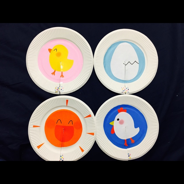 【みんなの投稿】【紙皿シアター】♪ころころたまご