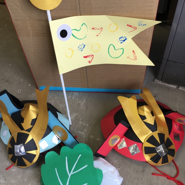 【みんなの投稿】1、2歳児こいのぼり製作