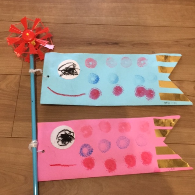 【みんなの投稿】3歳児鯉のぼり