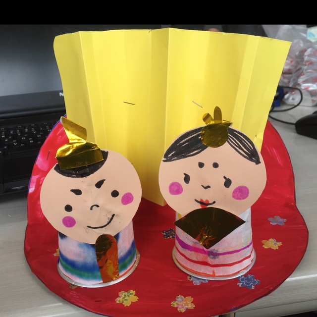 【みんなの投稿】4歳児<ひなまつり製作> 【みんなの投稿】4歳児<ひなまつり製作>