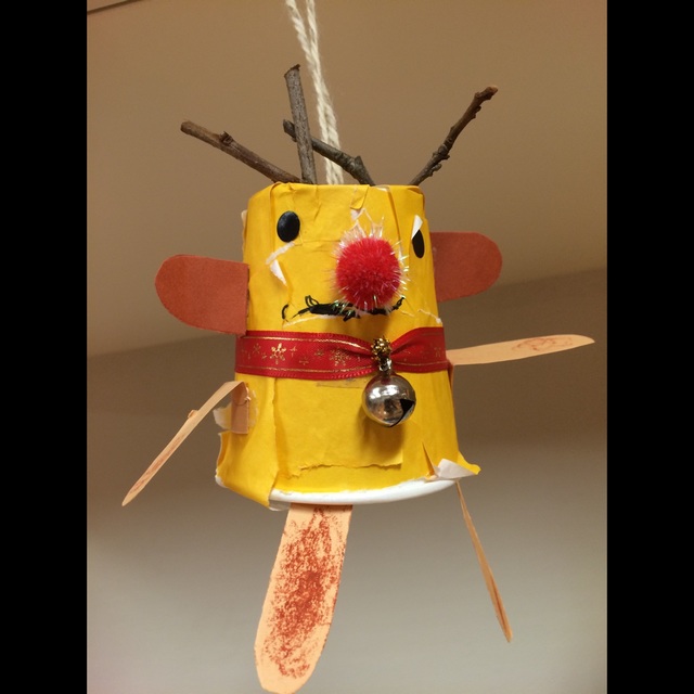 【みんなの投稿】クリスマス飾り(トナカイ)