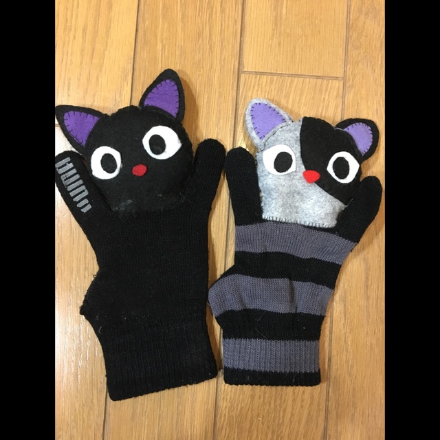 【みんなの投稿】手袋とフェルトでマスコット 【みんなの投稿】手袋とフェルトでマスコット