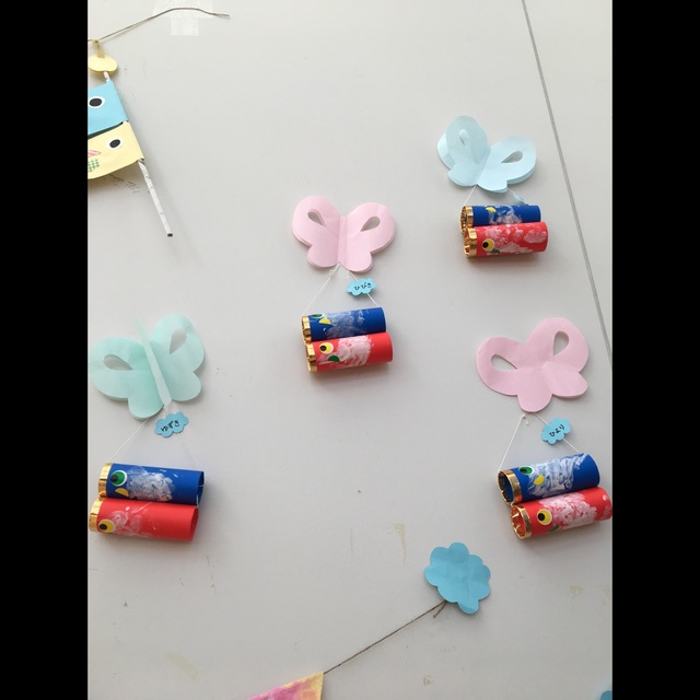 【みんなの投稿】トイレットペーパーの芯でこいのぼり