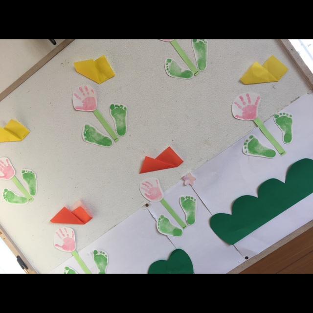 【みんなの投稿】手形足形壁面