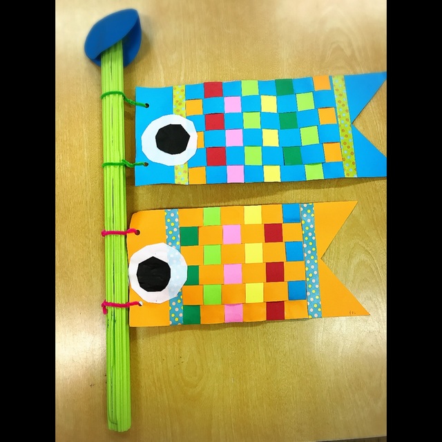 【みんなの投稿】＊5歳児＊✩編込みこいのぼり