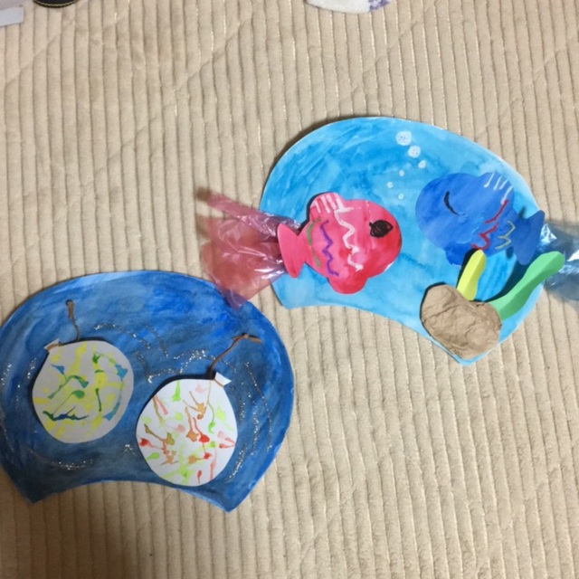 【みんなの投稿】縁日 団扇製作 【みんなの投稿】縁日 団扇製作