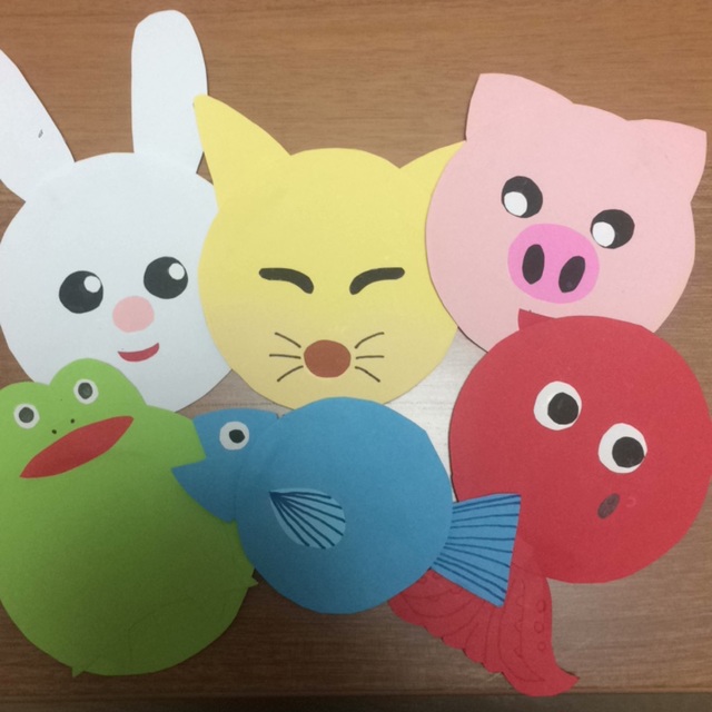 【みんなの投稿】まんまるちゃん(ペープサート)