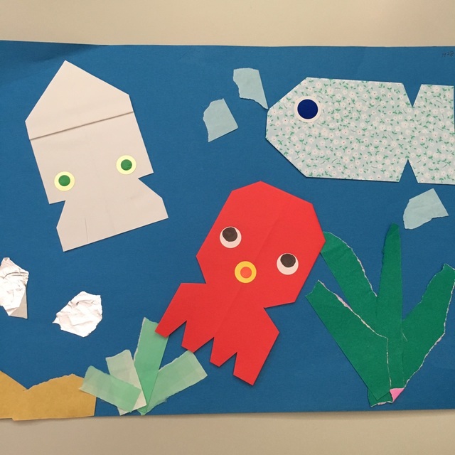 【みんなの投稿】7月 制作1.2歳/海の生き物 【みんなの投稿】7月 制作1.2歳/海の生き物
