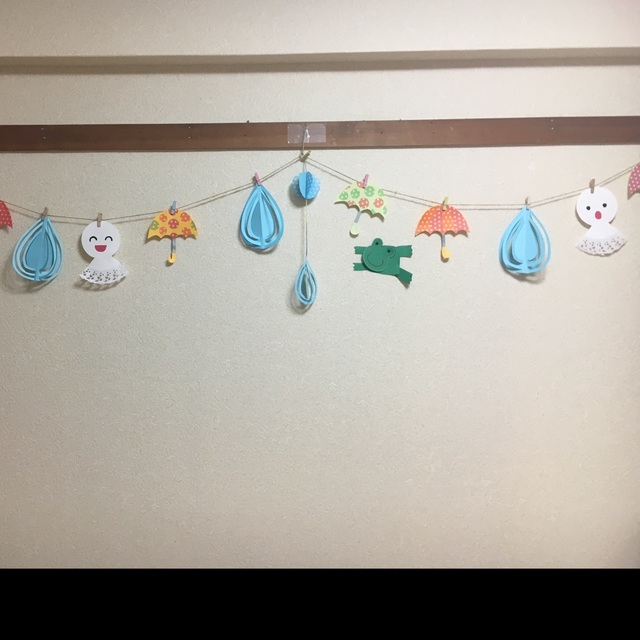 【みんなの投稿】６月 壁面 ガーランド