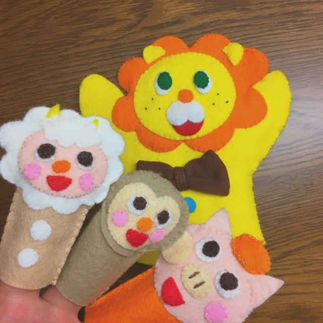 【みんなの投稿】指人形とパペット♪