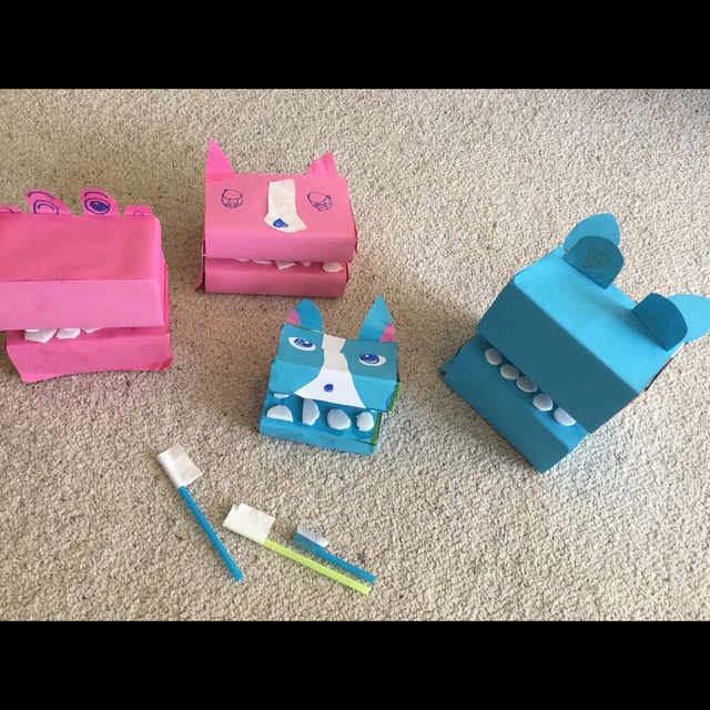 【みんなの投稿】虫歯予防デー パクパク人形