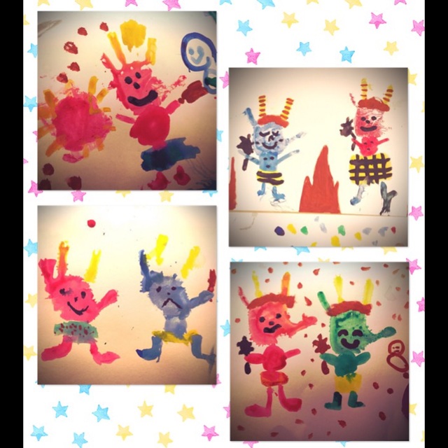 【みんなの投稿】絵画 手形アート 5歳児