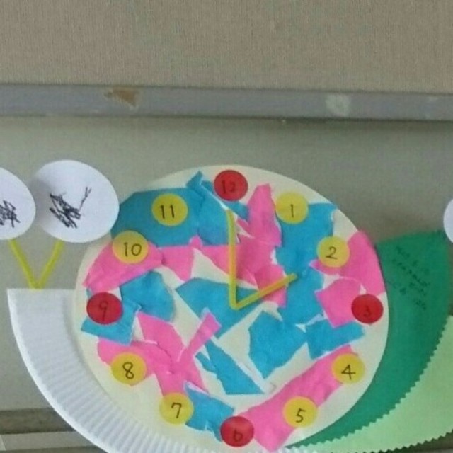 【みんなの投稿】かたつむりのとけい　2歳