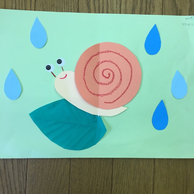 【みんなの投稿】６月 制作 かたつむり