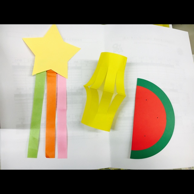 【みんなの投稿】七夕飾り製作中