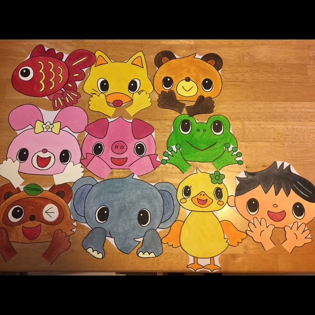 【みんなの投稿】パネルシアターだれのて、いないいないばあ