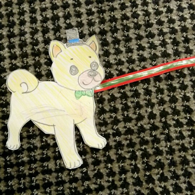 【みんなの投稿】★紙犬散歩(２歳児用)